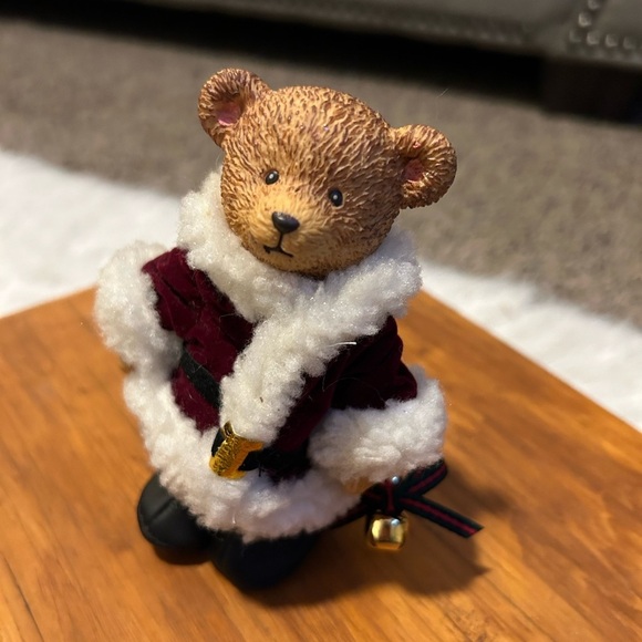 Russ Teddy Town Teddy Bear Santa 5” Christmas 2 pc make offer NWT - Picture 2 of 7